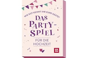 Wie gut kennt ihr eure Gäste? Das Partyspiel für die Hochzeit: Fragespiel für Gäste und Brautpaar für Spaß und Unterhaltung bei jeder Hochzeitsfeier - 50 Karten zum Verteilen