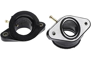 Gazechimp 2 TLG. Vergaser Ansaugstutzen Ersatz für Yamaha Virago XV400/500/535, Korrosionsbeständig