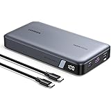 UGREEN Nexode 145W Power Bank 25000mAh, Batteria Portatile con 2 USB C 140W e 1 USB A con Display Digitale Compatibile con Ma