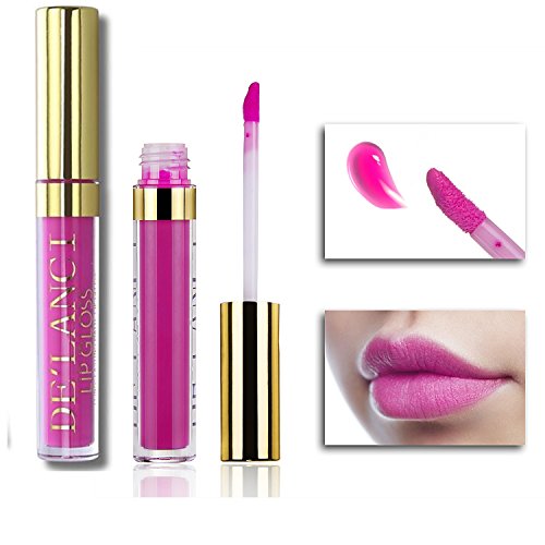 DE’LANCI Metallic Matt Flüssig Lippenstift Lip Gloss Wasserdicht Langlebig Lip Kit 8Pcs / Set - 5