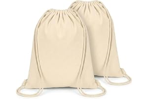 HAGOT Dragskoväskor för barn, vattentät gym-PE-väska med blixtlåsficka, strängryggsäck för strand simbassäng skola, 2-pack, M