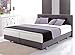 Produktbild moebel4home Boxspringbett Polsterbett Saturn FUN 180x200cm inklusive Topper silbergrau