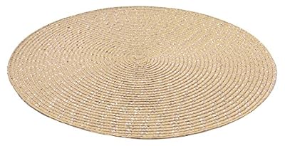Calitex SOV0452X71A Colores 6 Set de Tables Bambou Ecru 35 x 35 cm