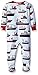 Hatley Baby-Boys Infant Footed Coverall -Ocean Liner Footies, Multicoloured (White), 6-12 Months