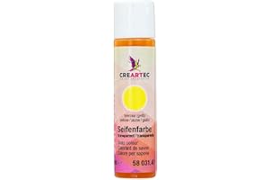 ARTIDEE CREARTEC Natürliche Seifenfarbe Transparent - Seifenherstellung/Seifenkreationen - Farbe: Teerose - Inhalt: 10ml - Made in Germany