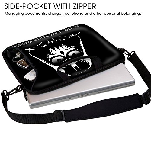 Sidorenko 15-15 6 Zoll Laptoptasche   Laptop Umh  ngetasche  Stilvolle Designer - Computer - Notebook-Schultertasche aus Neopren Schmutz- und Wasserab