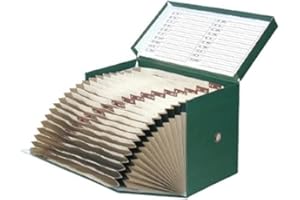 Elba 100580266 - Caja de transferencia de cartón forrado con tela, 20 cm, color verde