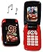 Produktbild elektrisches Handy mit Sound - Disney Cars Lightning McQueen - für Kinder / Jungen - Auto Kinderhandy / Spielzeughandy - Spielzeugtelefon - Klapphandy Telefon..