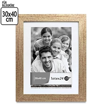 Picture frame wood glass Photo 30 x 40 cm photo frame