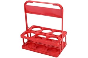 StyleBest Support de Bouteille de Lait de Transporteur de collecteur de Verre de Jardin de bière en Plastique, Panier de Support de bière portatif de Support de vin Pliable pour la Partie extérieure