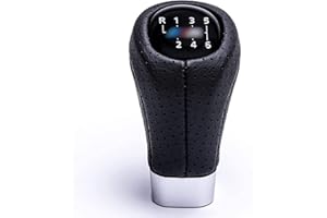 LOVEAUTO Coche Pomo Palanca de Cambios Perilla de Cambio de Marchas Cabeza de Palanca de Cambios 1 3 Series E34 E36 E38 E39 E46 E60 E61 E63 E64 E81 E82 E87 E88 E90 E91 E92 (6 marchas 66)