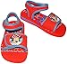 Produktbild Badeschuhe / Sandalen - Gr. 26 / 27 - " Disney Minnie Mouse " - mit Klettverschluss / Fersen Riemchen - Riemchensandalen - rutschfeste Schuhe Schuh / mit Profilsohle - für Kinder - Mädchen / Hausschuhe Gartenschuhe - Wasserschuhe - Wasser - Duschschuhe - Badelatschen - Maus / Mäuse - Playhouse - rot Prinzessin - Klett - Moosgummi / Gummi - Badesandalen