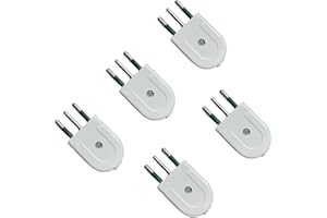 gloca Set 5 Spine Volanti 10A 2P+T Bianca Maschio Standard Italiano 250V