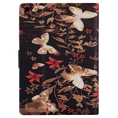 iPad Mini 3 Tasche Leder, iPad Mini 2 Hülle, iPad Mini Flip Bumper Hülle, Moon mood® Automatischen Schlaf / Wake Ledertasche für Apple iPad Mini 1/2/3 7.9 Zoll, PU Leder Cover Folio Handyhülle Gemalt Muster Premium Bumper Handytasche Backcover Tasche Stand Etui im BookStyle Case mit Brieftasche Standfunktion Halter Kreditkarte Slots und Magnetverschluss Cover mit Weich TPU Innere Auto Wakeup / Untätigkeit -Funktion Fall Etui Tasche für iPad Mini 1/2/3 (nicht für iPad Mini 4) - 3