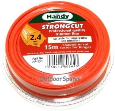 Nylon Line For Strimmers & Brushcutters "strongcut" Pro Quality 2.4mm x15m