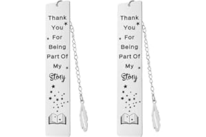 USTNIR Marcadores Inspiradores para Libros: 2 piezas para Mujeres, Hombres y Adolescentes. Ideal para Graduación, Amigos, Cumpleaños, Regreso a Clases, Nietos, Jubilación, Navidad