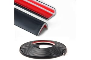 ZAYEJOD Moldura de esquina de vinilo exterior de 3 metros para despegar y pegar, tira de esquina externa de 90° para azulejos y bordes de pared, decoración de muebles, color negro