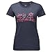 Produktbild JACK WOLFSKIN Damen T-Shirt BRAND T WOMEN, midnight blue, S, 1805931-1910002