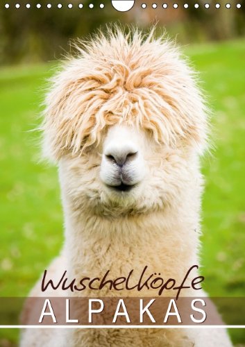 Wuschelköpfe - Alpakas (Wandkalender 2014 DIN A4 hoch): Wollige Kleinkamele im Porträt - Charakterköpfe (Monatskalender, 14 Seiten)