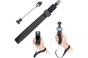 KIORAFOTO Adjustable Nylon Camera Hand Wrist Strap Lanyard with 1/4"20 & Quick Release Design for DJI Osmo Pocket 3 Pocket3 Creator Combo Accessories Osmo 360 Insta 360 X5 X4 X3 Mobile 7P 6 SE Gimbal Stabilizer
