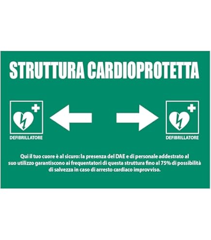 Cartello Defibrillatore In Alluminio - 20x20cm, 3mm Spessore, Per Interni Ed Esterni, Made In Italy - Foto 9