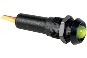 Perel 139561 Lampe de signal LED, 5 V, boîtier ABS noir, vert