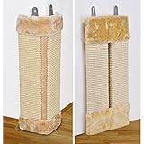 Katzen-kratzbrett faltbar Eckkratzbrett Kratzecke für Wand...