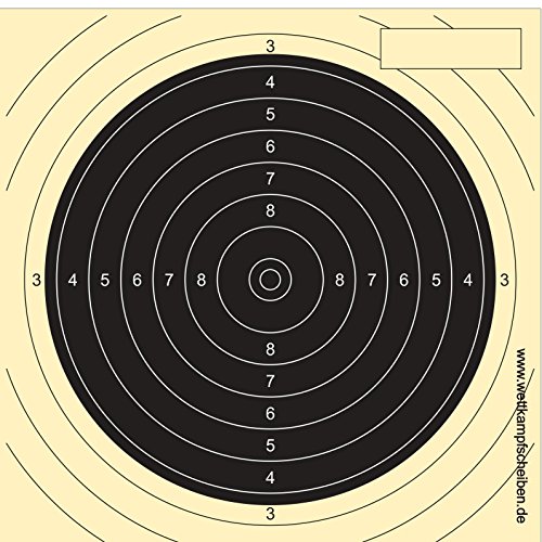 1000 Cibles carabine 50 m 13,5 cm