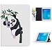 Produktbild Samsung Galaxy Tab A T550N Hülle, Solaxi Ultra Slim Samsung Galaxy Tab A 9.7 zoll SM-T550 SM-T555 Case Cover Schutzhülle Bumper Lederhülle mit Standfunktion Tasche Etui Tablette Schutzhülle für Samsung Galaxy Tab A 9.7 zoll SM-T550 SM-T555 - Panda Bambus