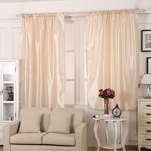 iHENGH Creative Style 1PCS Solid Color Window Curtain Panel Treatment Door Drapes 100cmx140cm(F)