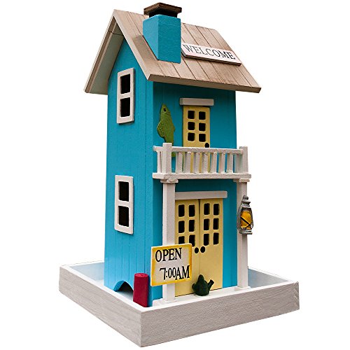 Vogelhäuschen, modern, blau