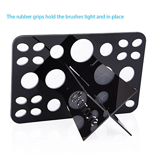 amoore Makeup Pinsel Aufbewahrung Schminkpinsel Halter Organisier Makeup Pinsel Trockner - 4
