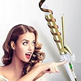 【CALEFACCIÓN RÁPIDA PTC Y CERÁMICA PERAL】 Tecnología inteligente para el calor estabilizado durante el peinado. Recubrimiento de cerámica perlada para obtener el acabado de lujo más suave