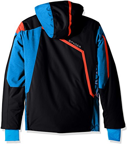 Spyder 231011 Chaqueta Esquí, niños, Black/French Blue/Burst, 8 años - Spyder