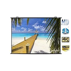 Alternative view of Inlight Map Type Projector Screen, 6 W x 4 H(in Imported HIGH GAIN Fabric A+++++ Grade)