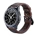 Produktbild Gear S3 Armband, 22mm Uhrenarmband Echtes Lederband für Samsung Gear S3 Frontier/Classic SM-R760, Moto 360 2nd Gen Men’s 46mm etc (Kaffee)