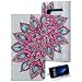 Produktbild Leder Hülle mit Galaxy S10 Plus, Stand hülle Cover Brieftasche Case mit KunstLeder Handy mit Kartenfach Kredit Karten Geldklammer Hülle Etui im 3D Relief Muster Look für Samsung Galaxy S10 Plus