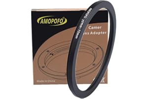 AMOPOFO 77mm-72mm Step-down-Ringe Filteradapter Ring,77mm bis 72mm Filter Adapterring- von Kamera Objektiv mit 77mm Filtergewinde auf 72mm Filter-Ring