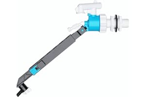 Hulthor Universal Toilet Fill Valve – Quiet Refill, Adjustable Float Arm, Bottom & Side Entry Options, 1/2" Inlet Compatible (Side Entry)