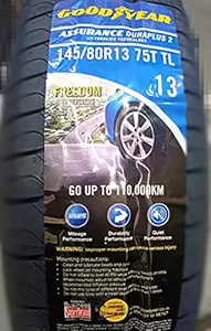 Goodyear Assurance Duraplus-2 145/80 R13 75T Tubeless Car Tyre (Home Delivery)