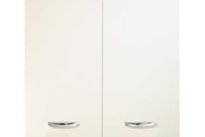 MABEL S.R.L. Mabel srl Pensile da 80 cm 2 Ante + ripiano Colore Bianco o Olmo, compra dal Produttore! (Bianco)