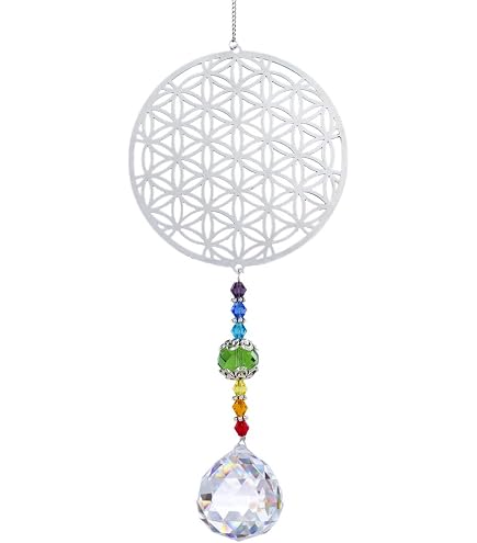 Suncatcher Acchiappasole Colorato A Forma Di Sole – 25 Cm – Cattura Luce Per Finestre
