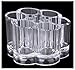 Acrylic Flower Cosmetic and Makeup Brush Holder with 12 Spaces.
