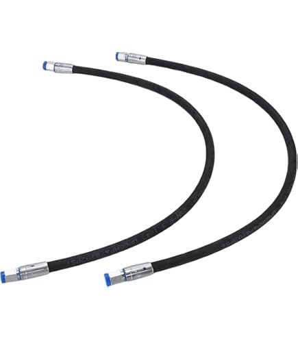 Produktbild von Hydraulikschlauch 2SN 500mm DN10 – M18x1,5 DKOL-DKOL90, 330 Bar, Für Öl & Diesel