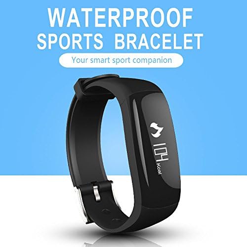 Fitness Tracker Watch with Sleep Monitor Activity Tracker Step and Calorie Counter Bluetooth Pedometer for iOS Android Smartphones