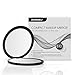 Bornku Compact Mirror B10 Magnifying Mirror Vanity Pocket Makeup Mirror Double Sided Mirrors with 10x Magnification for Birthday, Wedding, Anniversary Gift - Matte Black