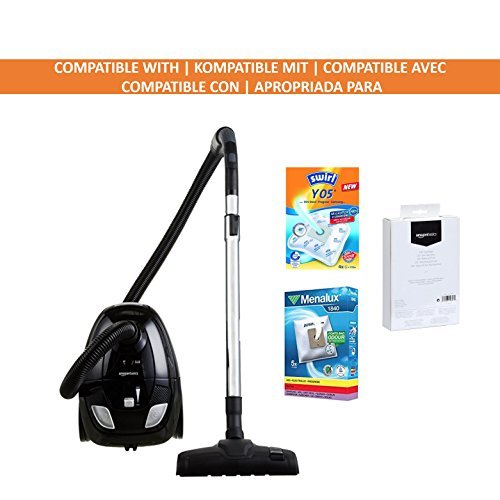 AmazonBasics-Bodenstaubsauger-mit-Beutel-15-l-leistungsstarker-Motor