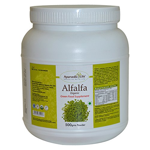 Preisvergleich Produktbild Alfalfa 500 gm Powder by Ayurvedic Life