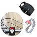 Price comparison product image DURAGADGET Black Bicycle Handlebar Mount Kit for the Pokémon GO Plus - Secured with Strong Cable Ties