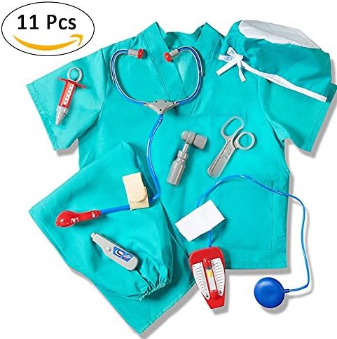 Red Boy Surgeon Costume for Kids